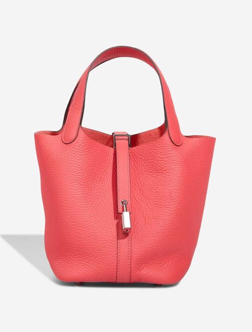 Hermès Picotin 18 Clémence Rose Texas Front | Sell your designer bag