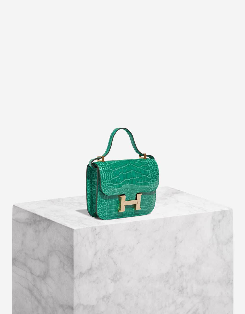Hermès Constance Micro Alligator Mississippi Vert Jade | SACLÀB