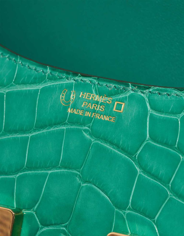 Hermès Constance Micro Alligator Mississippi Vert Jade Logo | Sell your designer bag