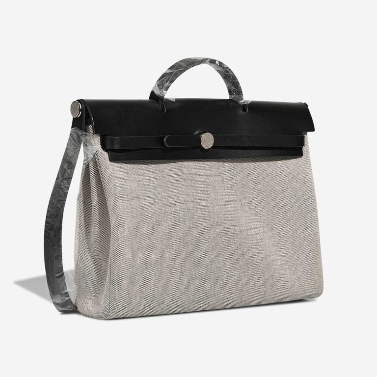 Hermès Herbag 39 Toile / Vache Hunter Black / Écru | Sell your designer bag