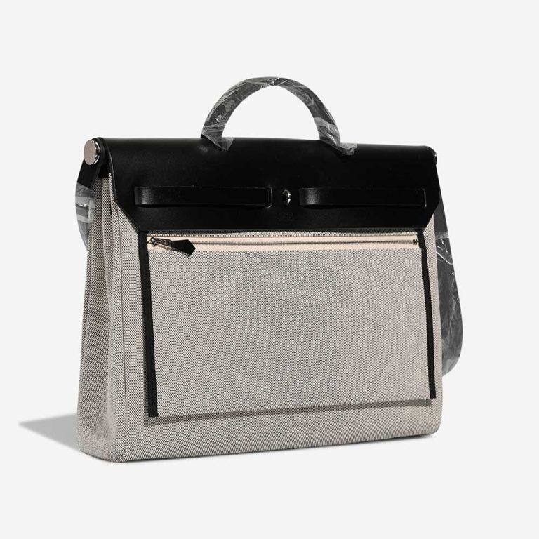 Hermès Herbag 39 Toile / Vache Hunter Black / Écru | Sell your designer bag