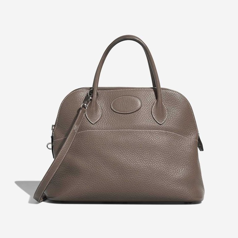 Hermès Bolide 35 Clémence Étoupe Front | Sell your designer bag