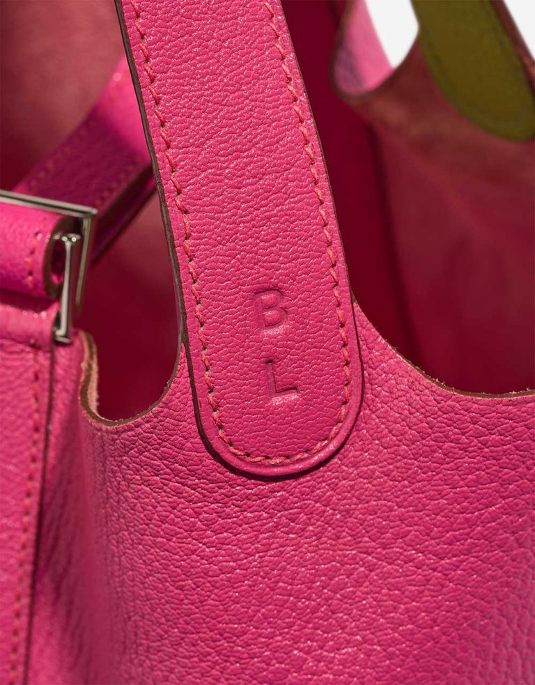 Hermès Picotin 18 Chèvre Vert Anis / Rose Tyrien Signs of wear | Sell your designer bag