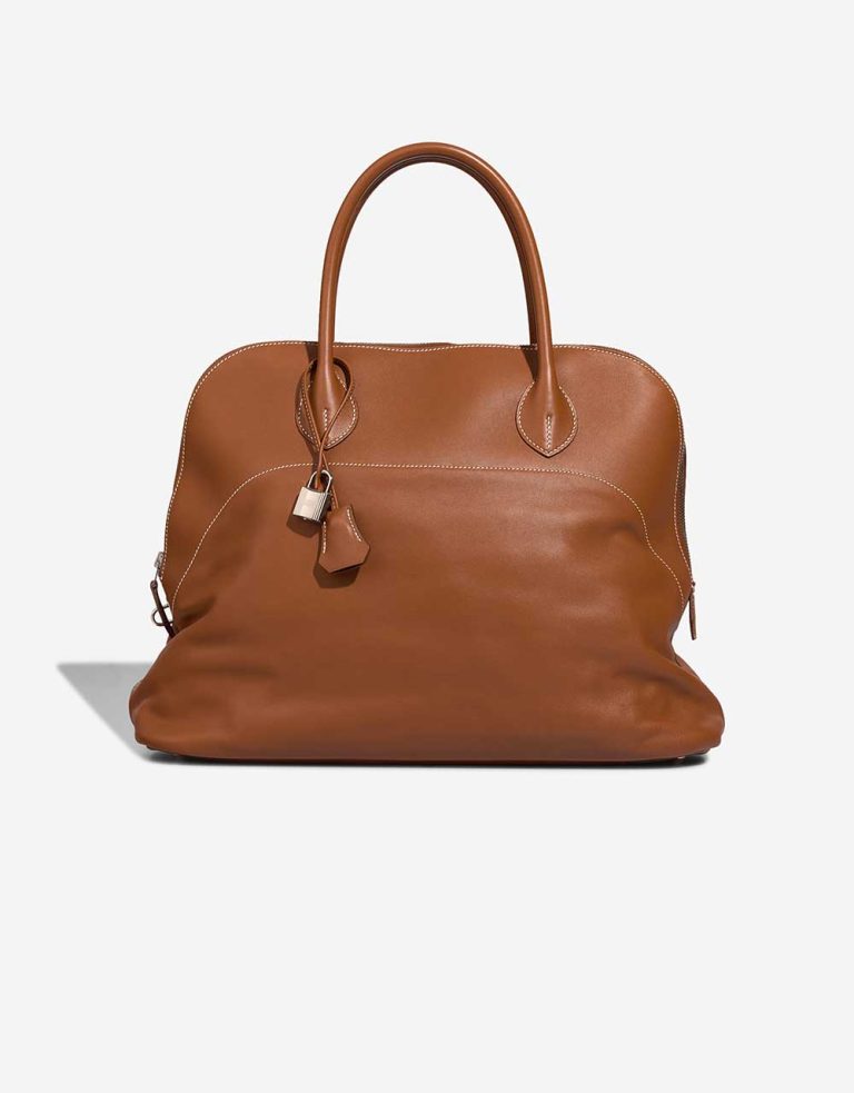 Hermès Bolide 40 Relax Veau Sikkim Gold Front | Sell your designer bag