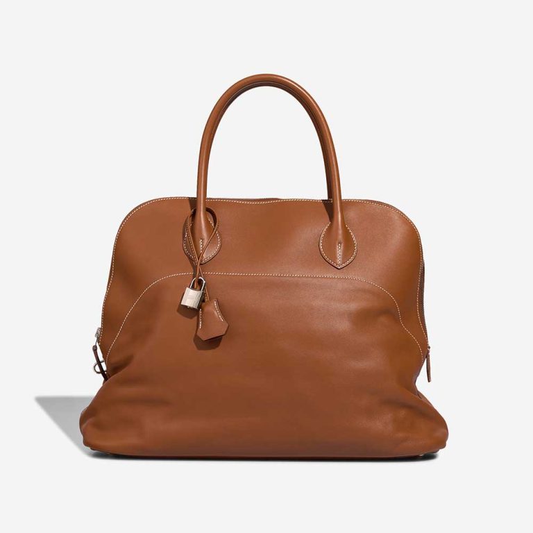 Hermès Bolide 40 Relax Veau Sikkim Gold Front | Sell your designer bag
