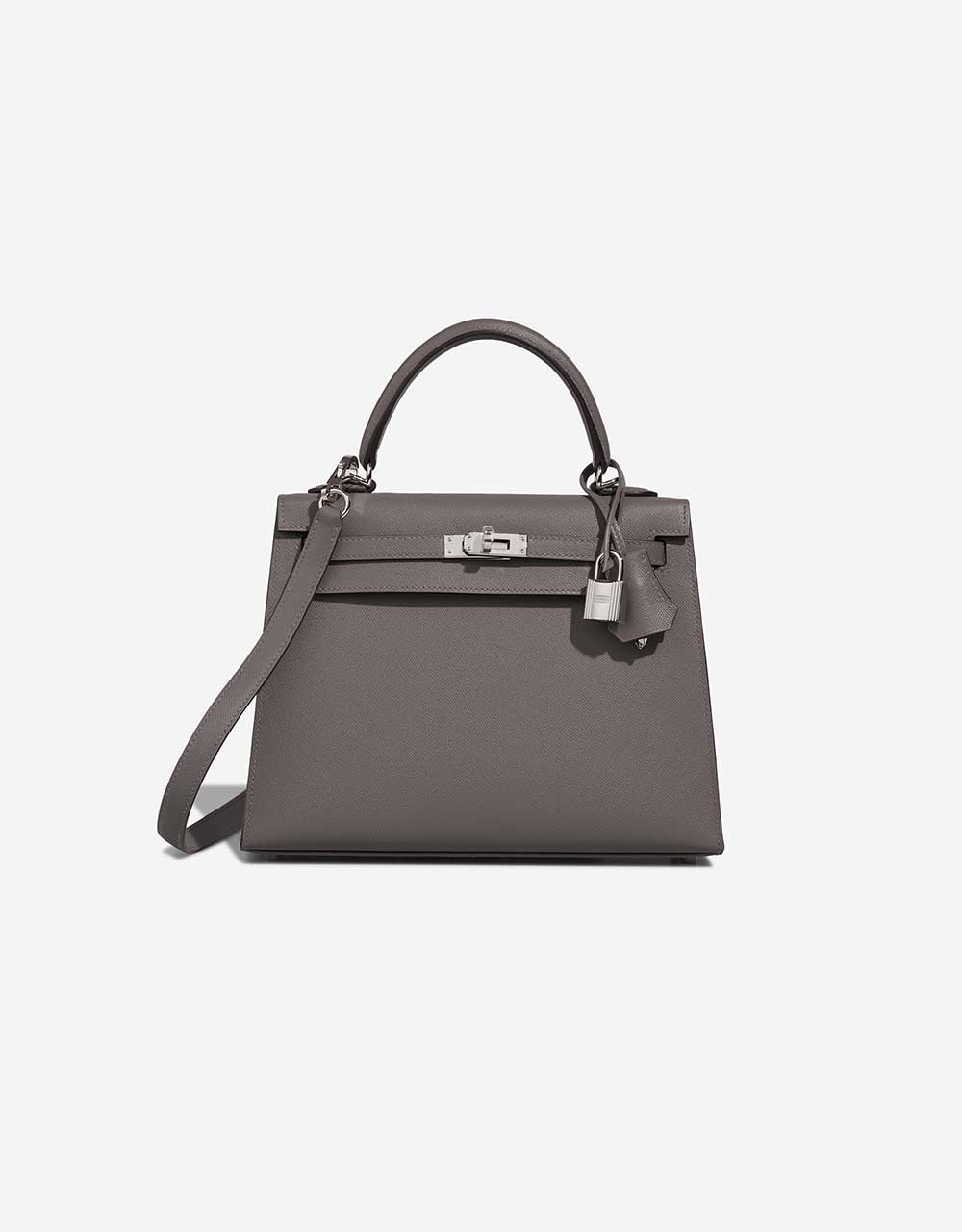 Hermès Kelly 25 Veau Madame Gris Meyer | SACLÀB