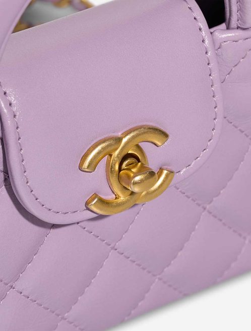Chanel Kelly Micro Crinkled Calf Violet Closing System | Sell your designer bag