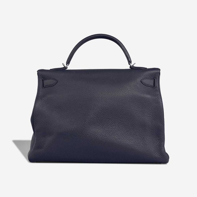 Hermès Kelly 40 Clémence Bleu Obscur / Anémone | Sell your designer bag