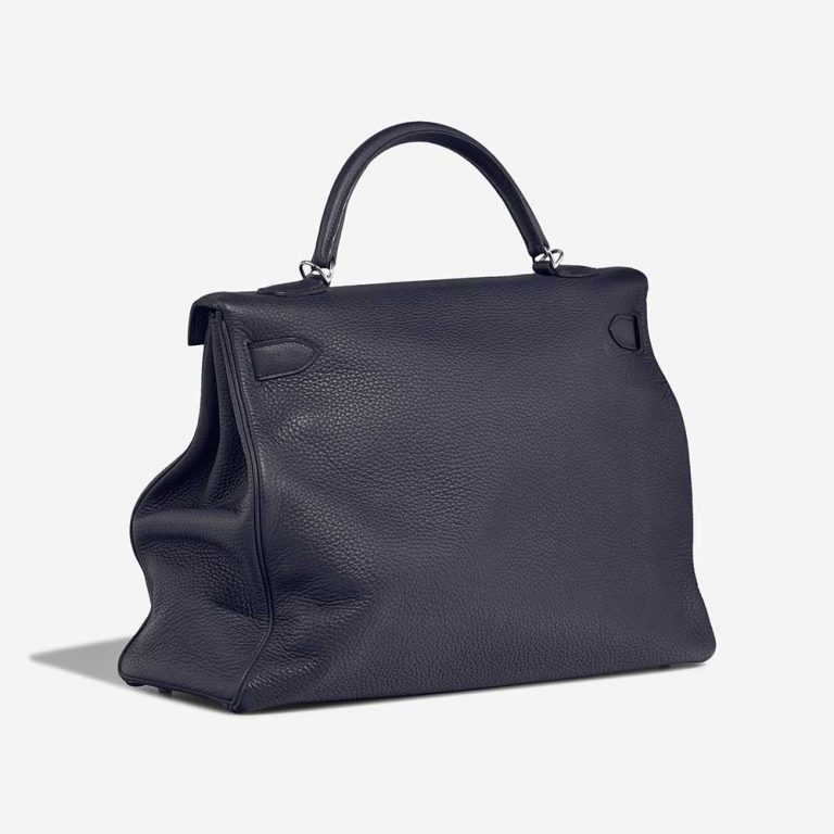 Hermès Kelly 40 Clémence Bleu Obscur / Anémone | Sell your designer bag