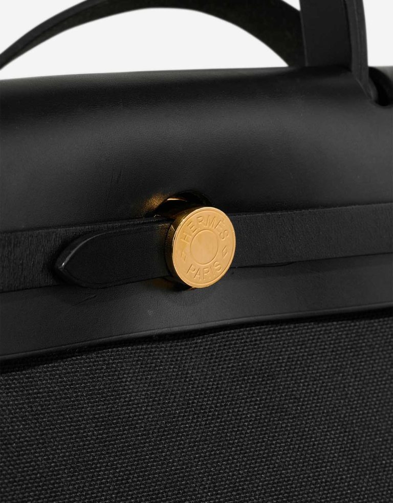 Hermès Herbag 31 Toile Militaire / Vache Hunter Black Closing System | Sell your designer bag