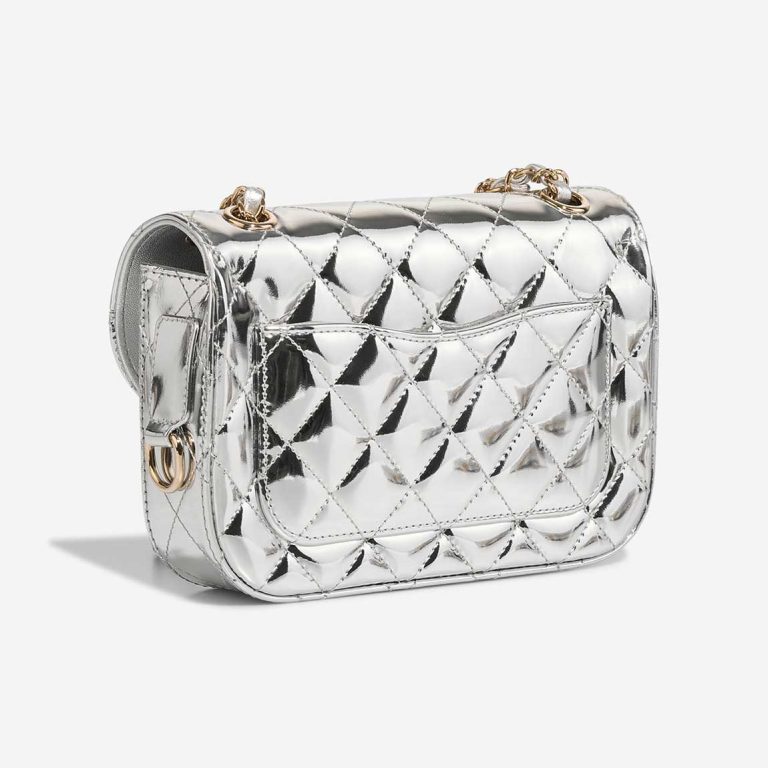 Chanel Timeless Small Patent Silver | Sell your designer bag