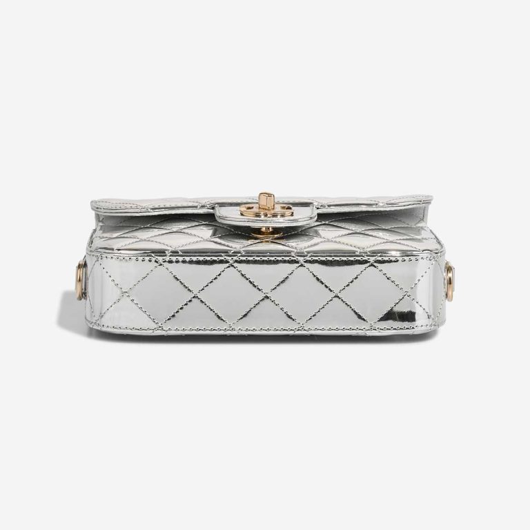 Chanel Timeless Small Patent Silver | Sell your designer bag