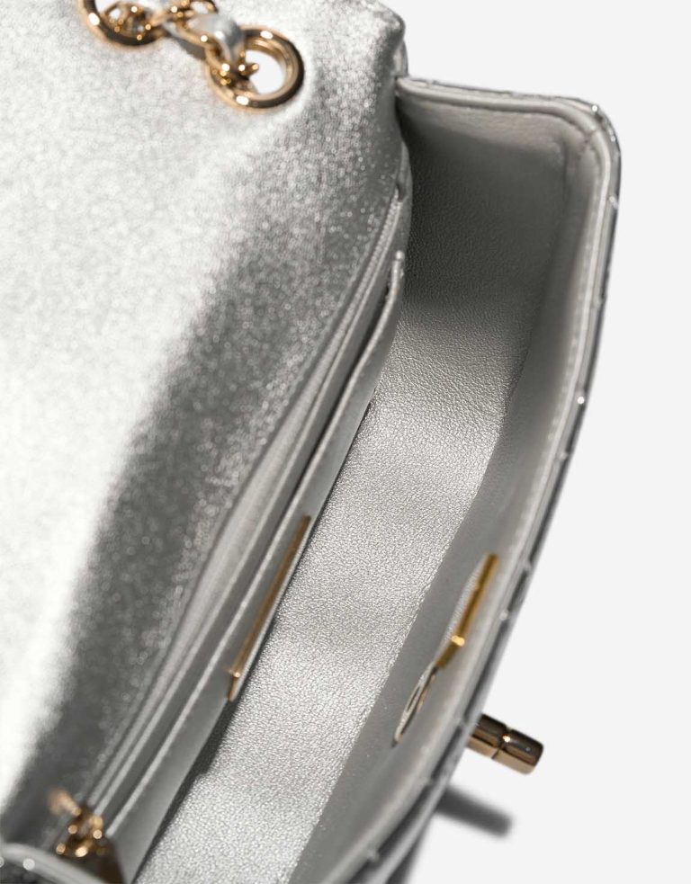 Chanel Timeless Small Patent Silver Inside | Sell your designer bag
