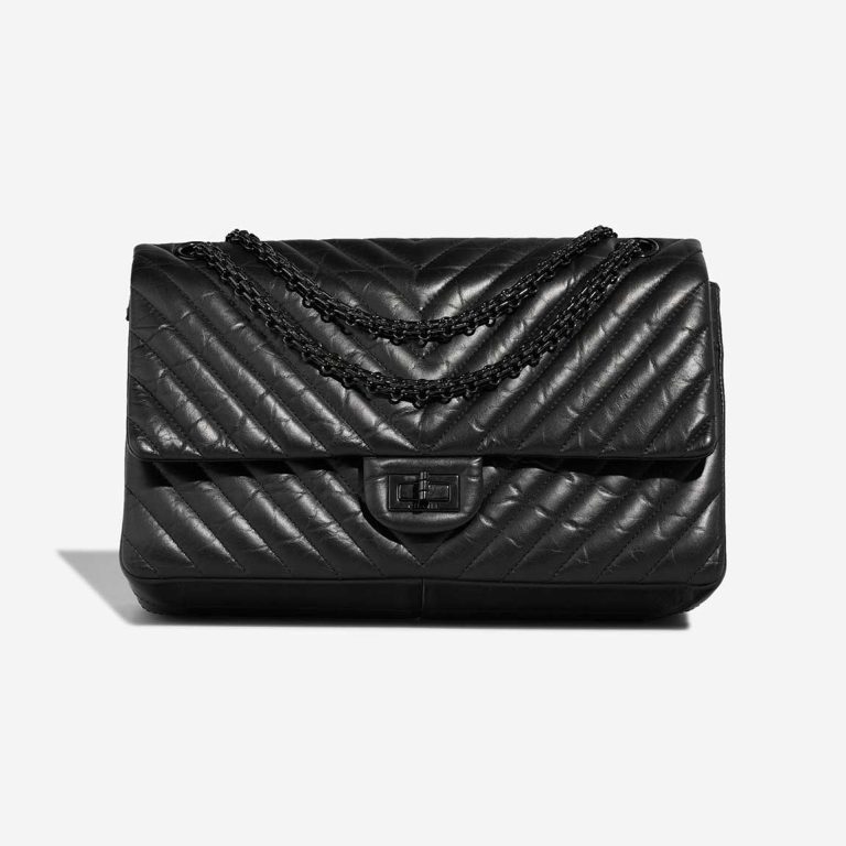 Chanel 2.55 Reissue 226 Aged Calf Black Front | Sell your designer bag