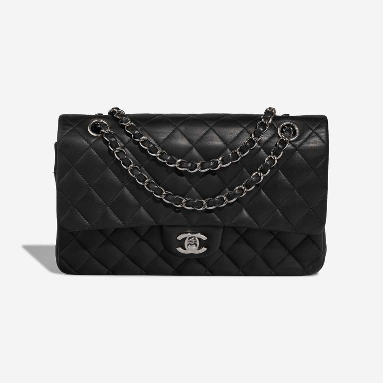 Chanel Timeless Medium Lamb Black Front | Sell your designer bag