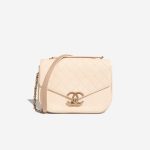 Chanel Flap Bag Caviar Cream Front | Sell your designer bag