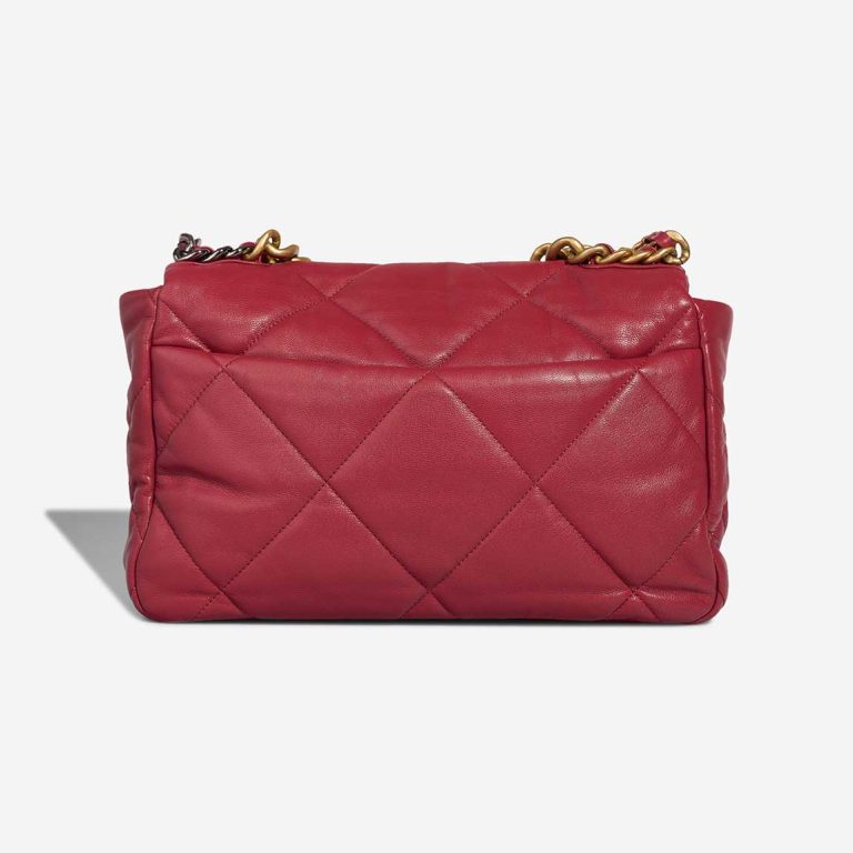 Chanel 19 Flap Bag Large Lamb Dark Red | Sell your designer bag