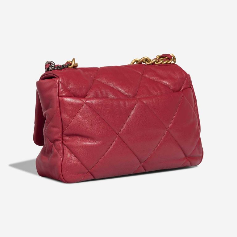 Chanel 19 Flap Bag Large Lamb Dark Red | Sell your designer bag