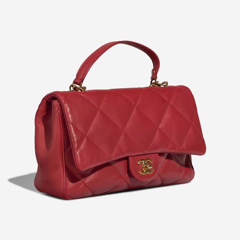Chanel Timeless Flap Bag Small Lamb Red | Sell your designer bag