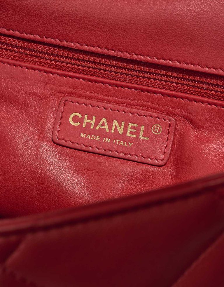 Chanel Timeless Flap Bag Small Lamb Red Logo | Sell your designer bag
