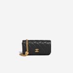 Chanel Timeless Chain Pouch Caviar Black Front | Sell your designer bag
