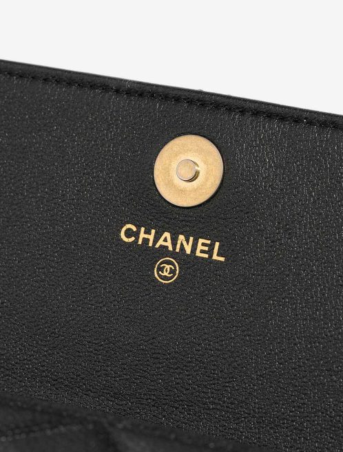 Chanel Timeless Chain Pouch Caviar Black Logo | Sell your designer bag