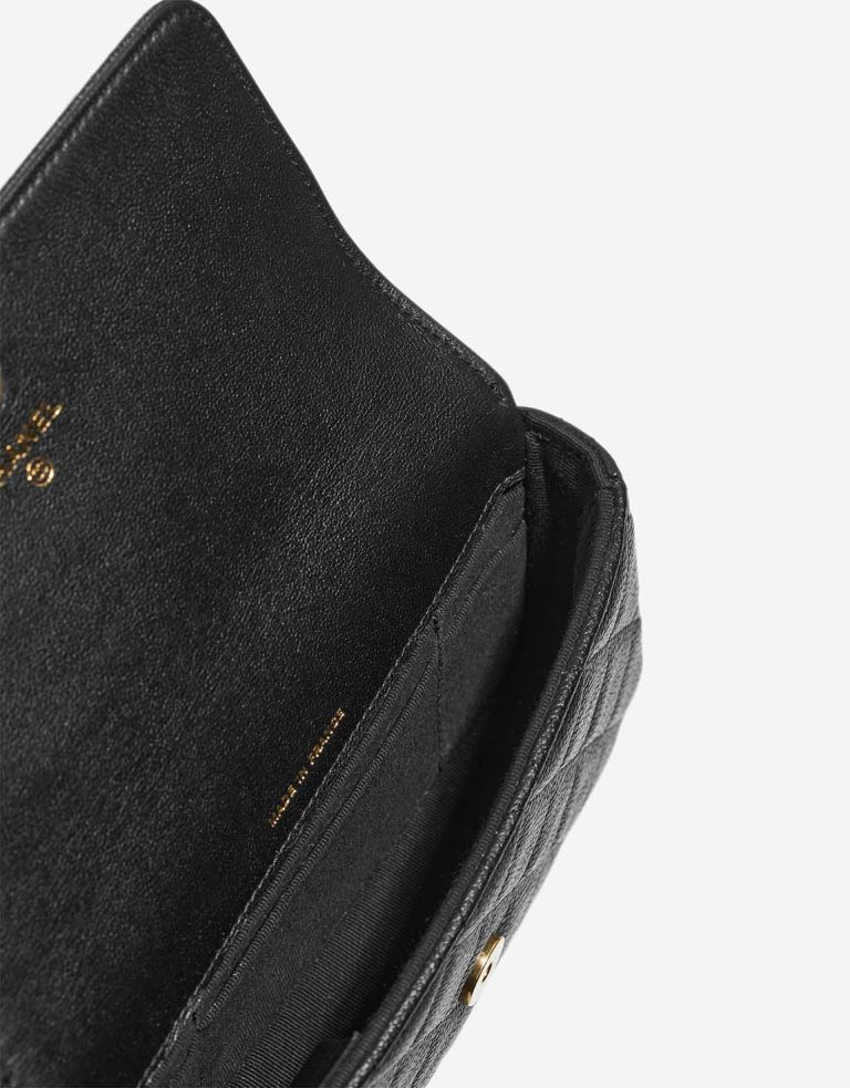 Chanel Timeless Chain Pouch Caviar Black Inside | Sell your designer bag
