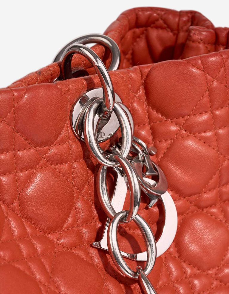Dior Shopper Large Lamb Red Closing System | Sell your designer bag