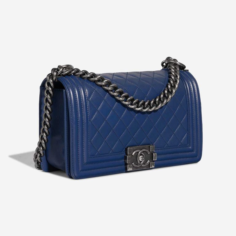 Chanel Boy Medium Lamb Blue | Sell your designer bag