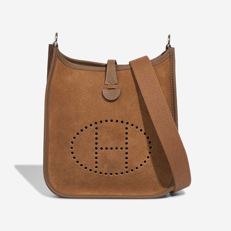Hermès Evelyne 16 Veau Grizzly / Clémence Chamois / Alezan / Gold Front | Sell your designer bag