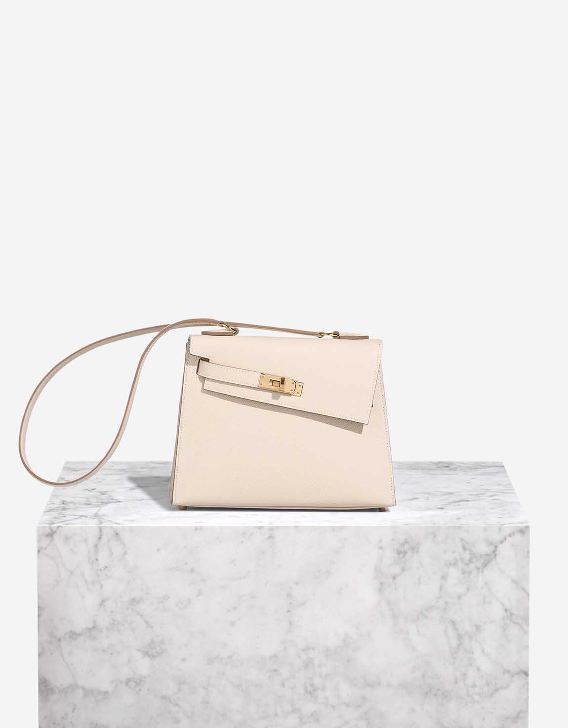 Hermès Kelly 20 Mini en Désordre Epsom Craie | SACLÀB