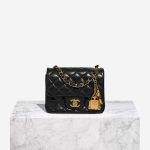 Chanel Timeless Mini Square Lamb Black Front | Sell your designer bag