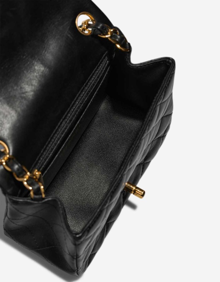 Chanel Timeless Mini Square Lamb Black Inside | Sell your designer bag