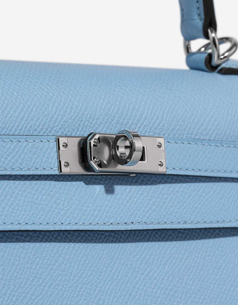 Hermès Kelly 25 Epsom Céleste Closing System | Sell your designer bag