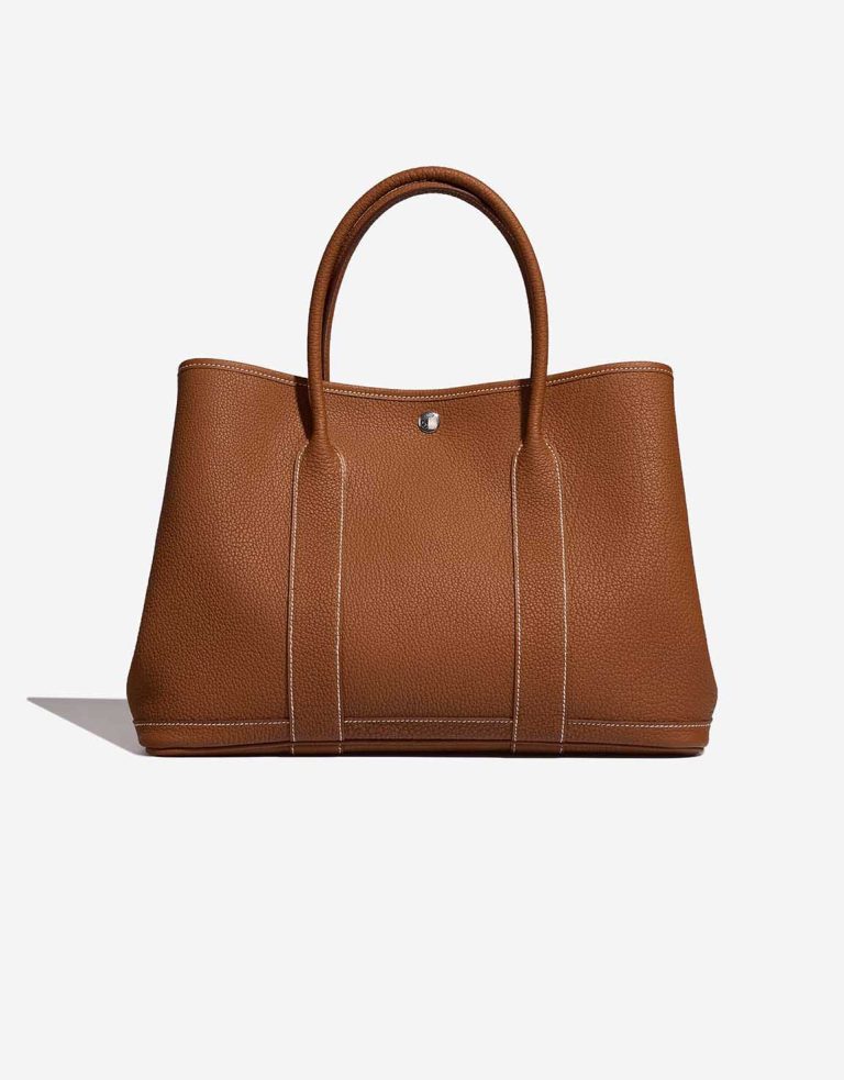 Hermès Garden Party 36 Veau Négonda Gold Front | Sell your designer bag