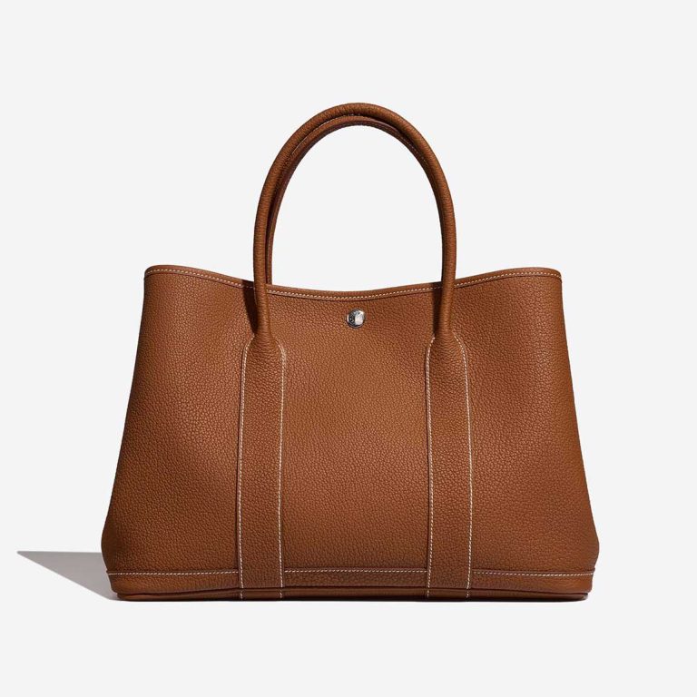 Hermès Garden Party 36 Veau Négonda Gold Front | Sell your designer bag