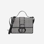 Dior 30 Montaigne Calf Black / White Front | Sell your designer bag