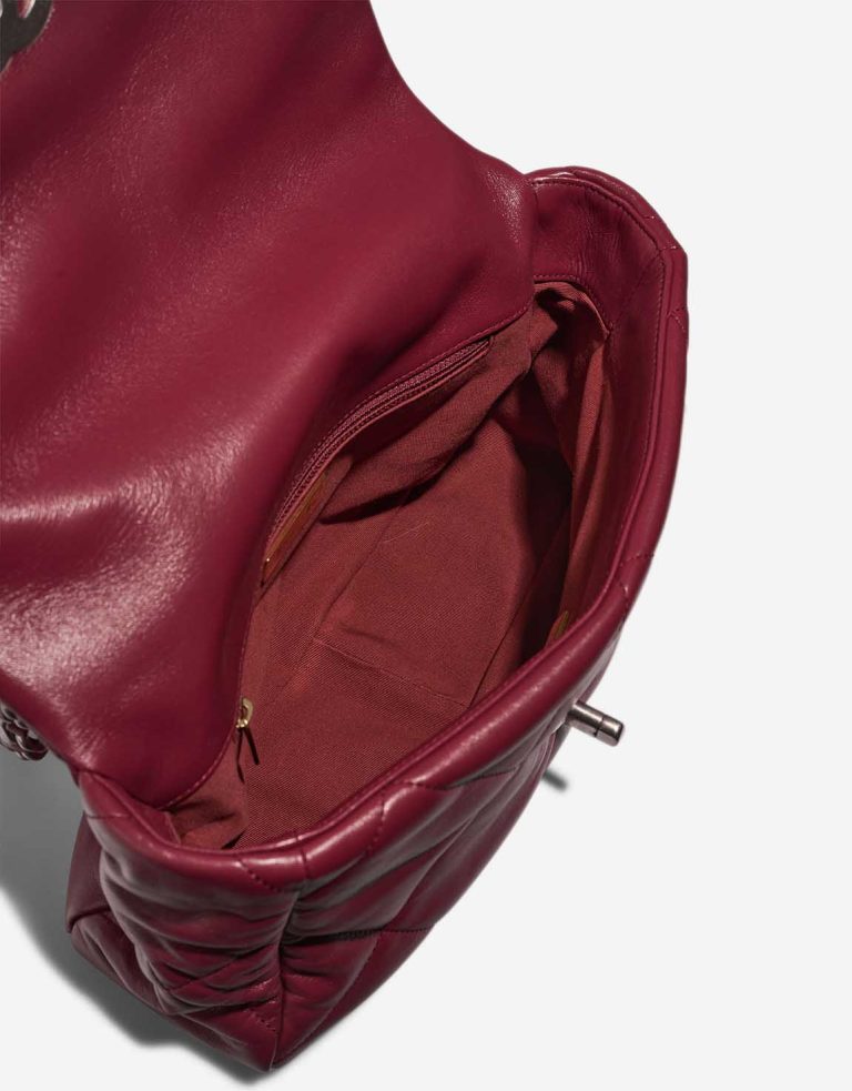 Chanel 19 Flap Bag Large Lamb Burgundy Inside | Sell your designer bag