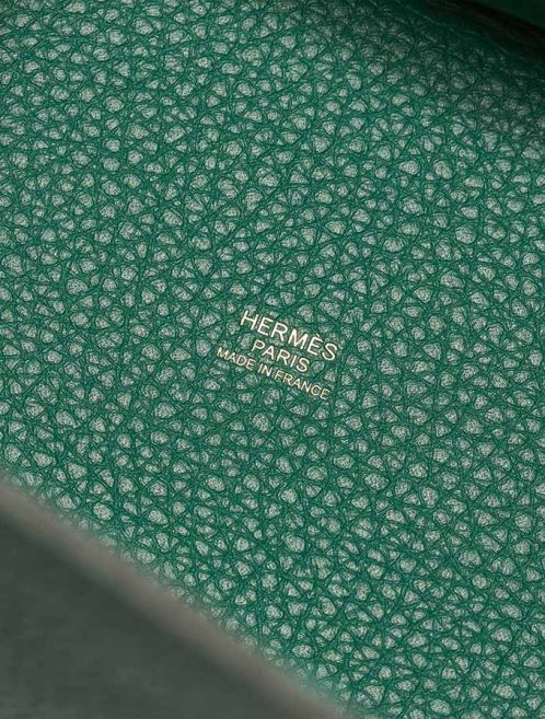 Hermès Picotin 18 Taurillon Clémence Vert Vertigo Logo | Sell your designer bag