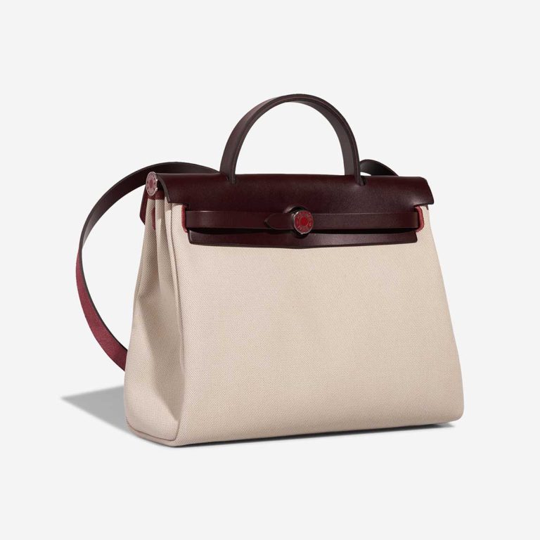 Hermès Herbag 31 Toile / Vache Hunter Rouge Sellier / Rouge H / Béton | Sell your designer bag