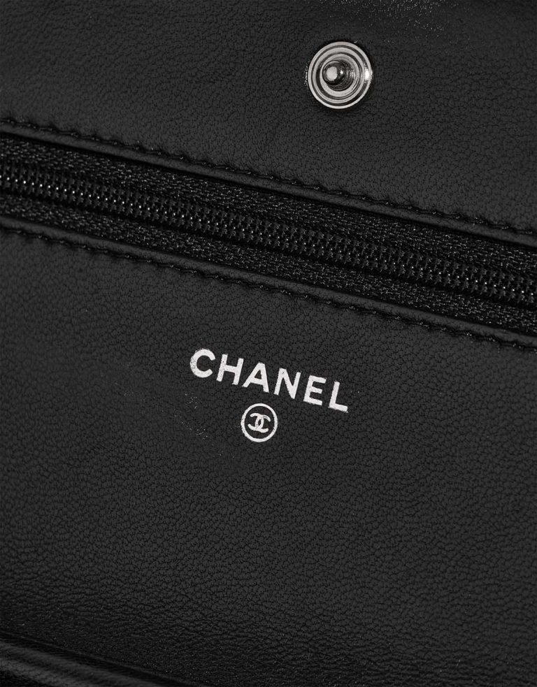 Chanel Wallet On Chain Lamb Black Logo | Sell your designer bag