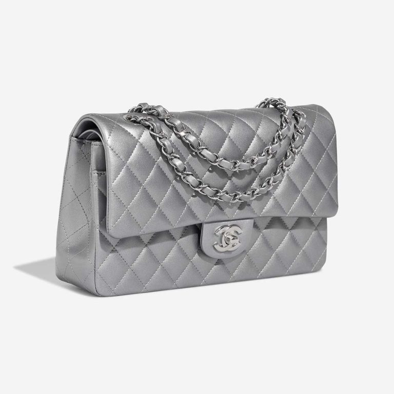 Chanel Timeless Medium Metallic Grey | Sell your designer bag