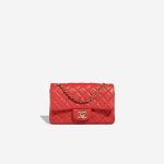 Chanel Timeless Mini Rectangular Lamb Red Front | Sell your designer bag