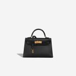 Hermès Kelly Touch Mini Veau Madame / Lizard Black Front | Sell your designer bag