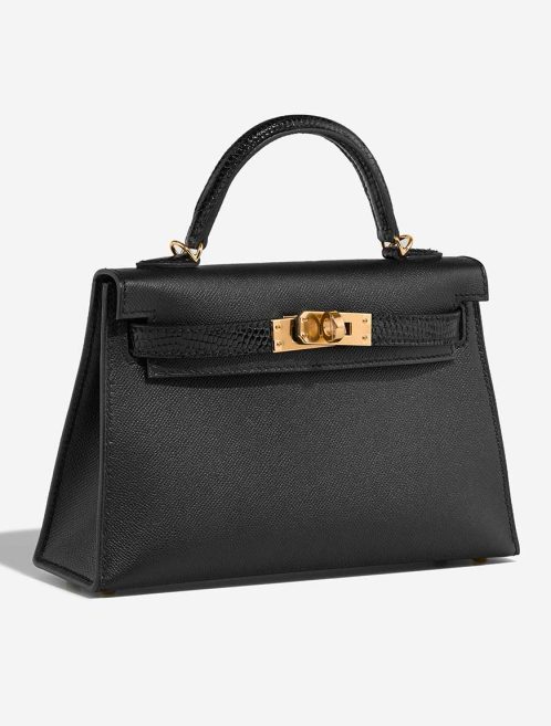 Hermès Kelly Touch Mini Veau Madame / Lizard Black | Sell your designer bag