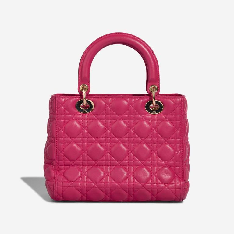 Dior Lady Medium Lambskin Pink | Sell your designer bag