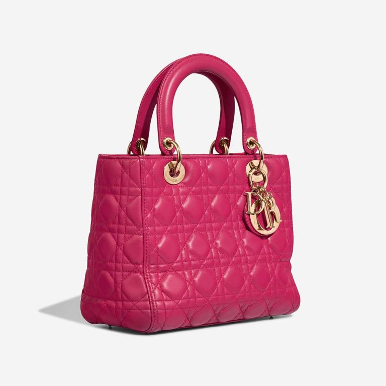 Dior Lady Medium Lambskin Pink | Sell your designer bag