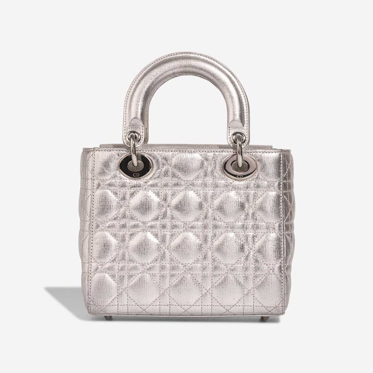 Dior Lady Small  Calfskin Silver | Sell your designer bag