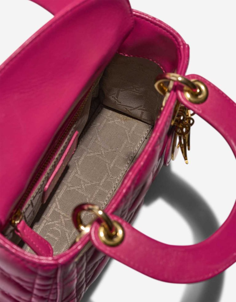 Dior Lady Mini Lamb Pink Inside | Sell your designer bag