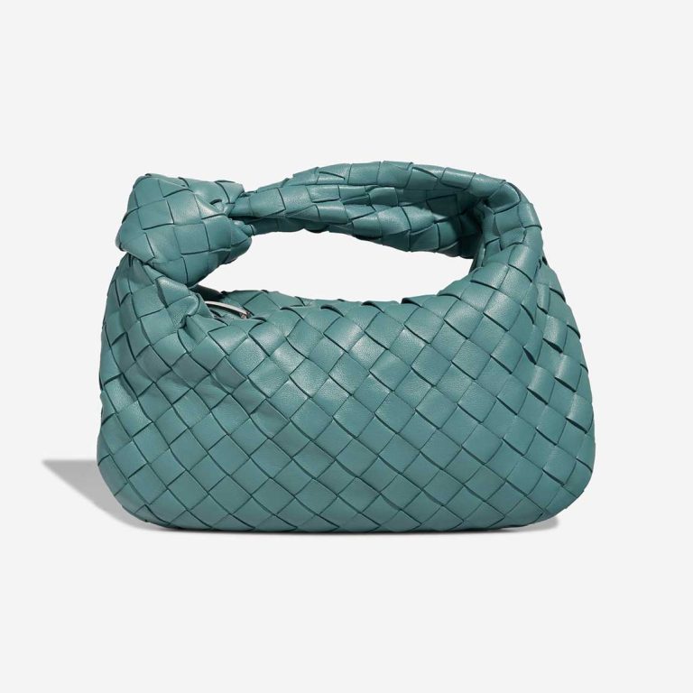 Bottega Veneta Jodie Mini Calf Blue Front | Sell your designer bag